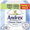 Andrex Classic Clean Washlets - Carta igienica umida, confezione da 4, 160 salviette