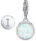 MUERDOU Initial Letter Opal Charm Fit for Pandora Charms Bracelets and Necklaces A-Z Capital Charms Gifts for Woman Girl
