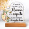 Regalo Nonna, Regalo per Nonna, 2025 Idee Regali per Nonna, Regalo Nonna Compleanno, Nonna Idee Regalo, Pannello Decorativo Acrilico Regalo Nonna.