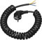 Cavo a Spirale Estensibile da 3 m Con Spina a Contatto di Protezione, Cavo di Prolunga Schuko, 230 V/16 A, IP20, 0,3 m a 3 m