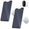 4 W Solarmodul-Ladegerät, kompatibel mit Arlo Pro 3/Pro 4/Pro 5S/Ultra/Ultra 2/Go 2, 3 m Ladekabel, IP65 wetterfestes Solarpanel mit 360°-Wandhalterung (Magnetstecker, 2 Stück)