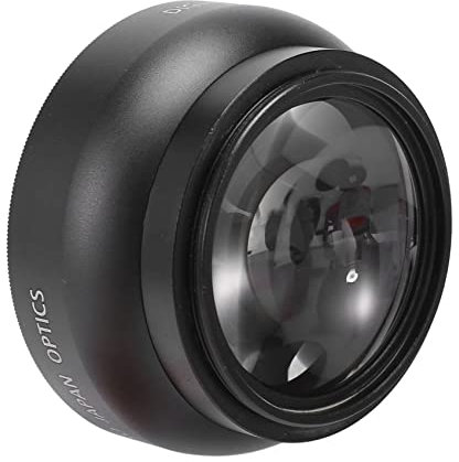 Wlauqueta Fischaugen-Makro-Objektiv für Fotografie, Weitwinkel, 49 mm, 0,45 x, Super Makro, für digitale Spiegelreflexkameras