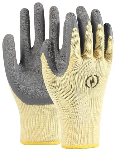 TNSLAND 1 Paar Isolierhandschuhe 400 V Spannungsbestä Ndigkeit, Flammhemmende Elektriker Handschuhe Arbeitshandschuhe, Rutschfest Gummi-Elektrikerhandschuhe Abriebfestigkeit Sicherheitshandschuhe
