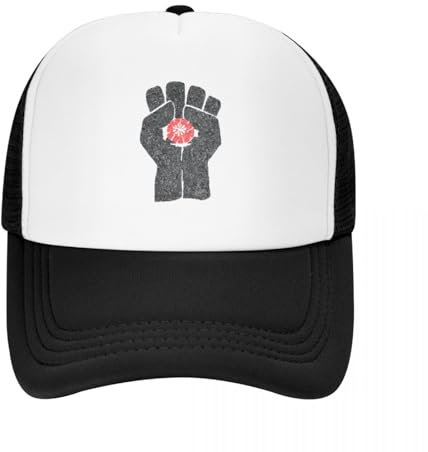 Baseballmütze Hip Hop Mesh Hüte Thompsons Gonzo Faust - Dunkler Hintergrund Snapback Cap Sonnencreme Icon Weibliche Männer Outdoor Geschenk Sonnenhut