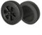 2 ruote di ricambio per barbecue a gas per Charbroil da 17,8 cm, diametro esterno 170 mm, altezza 40 mm, diametro foro 8-10 mm (177 mm)