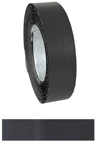 Gedotec Kantenumleimer selbstklebend | 1 Stück | 18 mm x 5 m | 831 - Anthrazit | TAPE | Holzfurnier in verschiedenen Dekoren | Melaminkanten-Band zum Kleben | Möbelkanten-Band | Melaminkanten