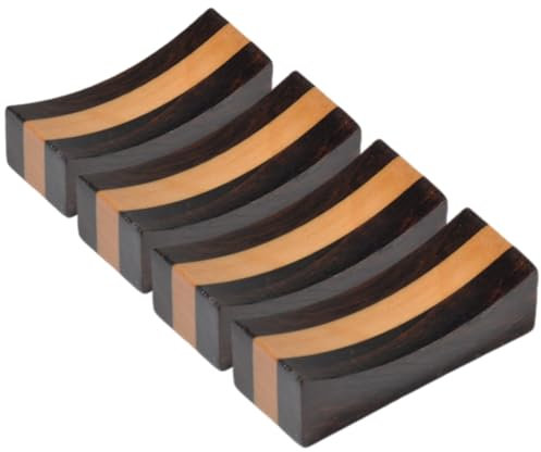 MAGICLULU Support Repose-Baguettes en Bois 4 Pièces Élégant pour Décoration De Table Et Usage Multifonctionnel Cuisine