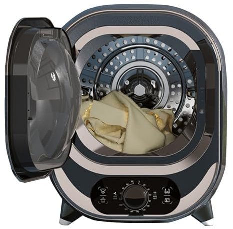 Sèche-Linge à Condensation Portable - Petite Machine à Laver électrique à Ventilation Intelligente - Sèche-Linge Compact en Acier Inoxydable Autonome - Sèche-Linge Portable