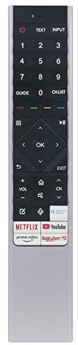 VINABTY ERF6F64H Replace Voice Remote Control Fit for Hisense 4K TV 55A97GTUK 65A90GTUK 65A91GTUK 65A92GTUK 65A96GTUK 65A97GTUK 50U7QFTUK 55U7QFTUK 65U7QFTUK sub ERF6G64H ERF6H64H