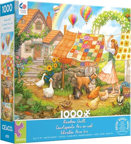 Ceaco - Rainbow Quilt - 1000 Teile Puzzle
