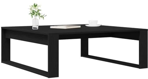 vidaXL Couchtisch Schwarz Eichen-Optik 100 x 100 x 35 cm Holzwerkstoff | Dieser Couchtisch ist für den täglichen Gebrauch gemacht und hält lange Er besteht aus Holzwerkstoff,