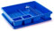AC - Escurridor de Platos con Bandeja, Drena al Fregadero, Fabricado en Plástico, Bandeja para el Agua, Ideal para la organización y Limpieza - 48 x 38 x 9 cm - Color Azul Marino