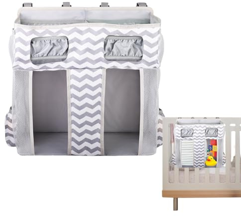 -Organizer Taschen Spielzeug Milchflasche n Tasche Feuchttücher Lätzchen | bett-organizer mit Bändern Für n, , Kinderbett Und Kinder