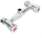 Pumixiy Mitigeur de douche de salle de bain, robinet en laiton double sortie chromée, mitigeur thermostatique pour barre de douche, robinet d'eau à double contrôle mural