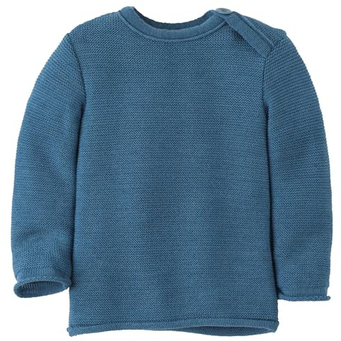 Disana Baby-Pullover Baby & Kleinkind - 100% Bio-Merino - atmungsaktiv, warm Unisex Gr. 50 – 92 - nachhaltig & fair – dehnbar, mit Knopfverschluss - Made in Germany