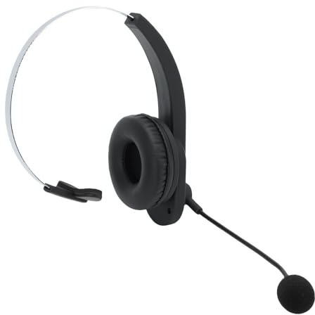 Annadue Trucker Bluetooth 5.4-Headset mit USB-Dongle, Kabelloses Einohr-Headset mit AI-Mikrofon mit Geräuschunterdrückung, 50-Stunden-, für PC-Telefon-Bürofahrten