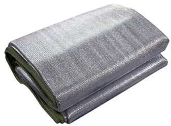 6 mm Dicke doppelseitige feuchtigkeitsbeständige Matte aus Aluminiumfolie, professionelle Thermomatte for Camping im Freien für Reisen und Outdoor-Aktivitäten(200x100cm)