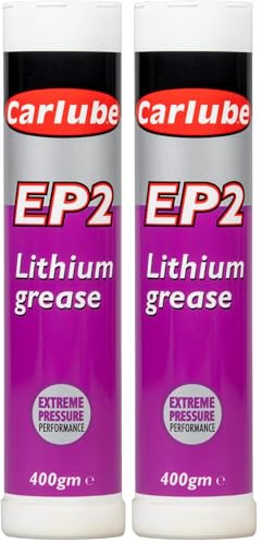 Carlube XGE400 Lithium Complex Grease Cartridge Multi-Purpose High Resistance for Automotive and Industrial Use (Pack of 2)