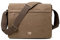 Troop London TRP0240 Classic Canvas Laptop Messenger Bag - Brown