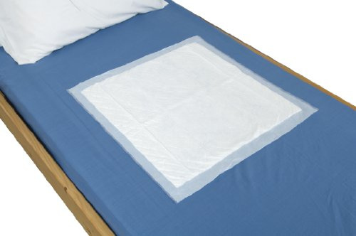 NRS Healthcare Disposable Bed/Chair Incontinence Protection Pad, Size: 60 x 40 cm (23.5 x 16 inch) - Pack of 35