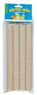 Happy Pet Vogel-Sitzstange, weich, natürlich, rutschfest, perfekt zum Klettern und Kauen, ideal für Papageien, Nymphensittiche, Wellensittiche, 1,9 cm