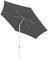 Doppler Sonnenschirm AluPro Neo Push Up 200x260 cm in Anthrazit I Sechseckiger Sonnenschirm für Balkon & Terrasse I Öffnen & Schließen durch Schiebe Mechanismus I Höhenverstellbar