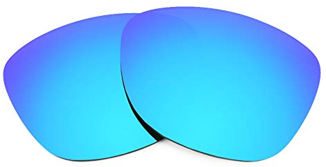 Revant Lentes de Repuesto Compatibles con Gafas de Sol Oakley Frogskins, No Polarizados, Azul Hielo MirrorShield