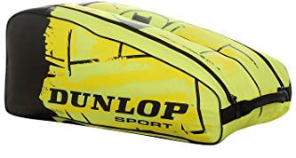 Dunlop Schlägertaschen Revolution NT 6-Racket Bag, Neongelb, 80 x 35 x 35 cm, 1 Liter, 817190