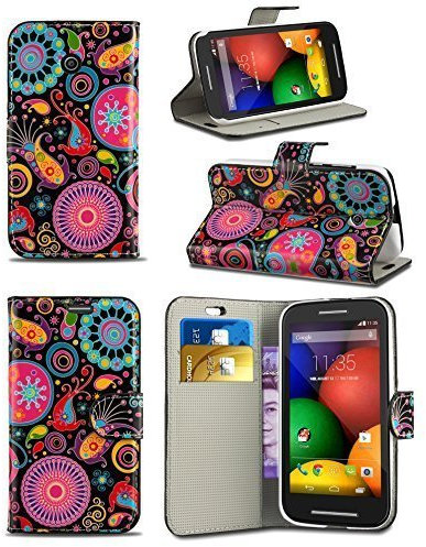 London Gadget Store New Printed Wallet Case Cover Creative Fresh Pattern Design with Integrated Stand for Samsung Galaxy S6 SM-G920F - Jellyfish