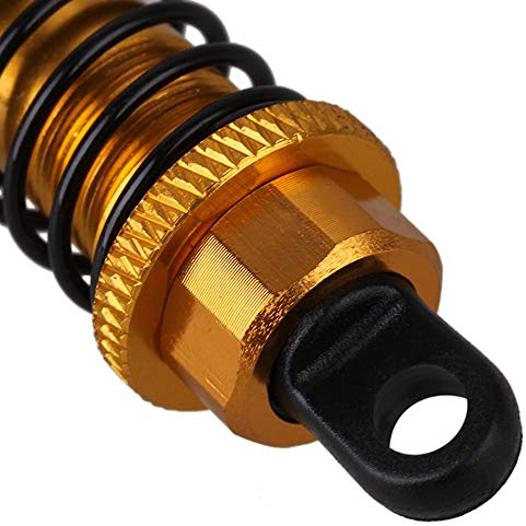 BQLZR Gelb 70mm Länge 2,5 mm innerer Lochdurchmesser Upgrade Teile Aluminium A285004Y RC1: 16 Auto