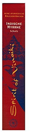 Spirit of Vinaiki Räucherstäbchen Indische Myrrhe (Schutz), 2er Pack (2x 10 Stück)