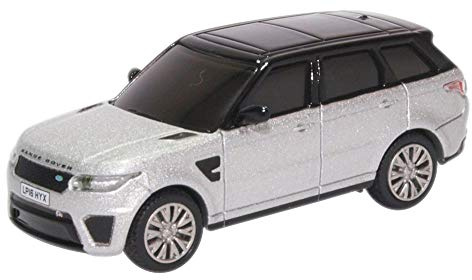 Oxford Diecast 76RRS002 Range Rover Sport SVR Indus Silver