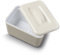 Zeal Insulated Butter Dish, Large 500 grams Capacity Double Walled Butter Tub/Container with Lid, Melamine - Cream
