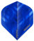 WINMAU Prism Zeta Blue Extra Dicke Dart Flights - 1 Sätze pro Packung (3 Flights insgesamt)