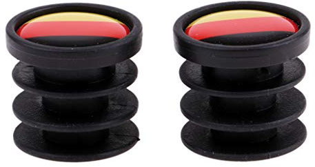 Sharplace 1 Paar Lenkerendstopfen Nationalflagge Lenkerstopfen, Deutschland