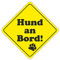 Auto-Aufkleber Hund an Bord I 15 cm I kfz_320