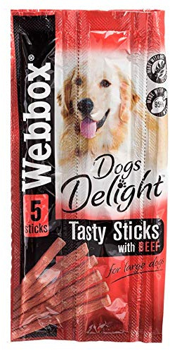 Webbox Dogs Delight Beef Sticks 5 Sticks