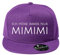 OwnDesigner Ich höre Immer nur mimimi Baumwolle Baseball Cap, Basecap - Unisex Baseball Cap, Baseball Mützen für Draussen, Sport oder auf Reisen (Cap 440 Lila)