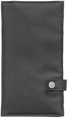 VELOFLEX 2728980 - Velobag Komfort, für Reise, Büro, Schule und unterwegs, übersichtlich durch verschiedene Stecktaschen, robustes Nylonmaterial, praktischer Druckknopfverschluss, schwarz, 1 Stück
