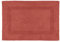 Stof - Tapis d'Intérieur - Taille 50x80 cm - 100% Coton - Couleur Terracotta - Modèle Softness - Idéal dans Toutes Les pièces de la Maison - Lavable - Doux et Confortable