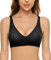 CheChury Soutien Gorge sans Armature Push Up Brassière Femme Sport Confortable Soutien-Gorge pour Quotidien Yoga - Noir - Taille M