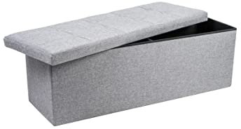 axentia Sitzbank grau/schwarz ca. 150 l 133961