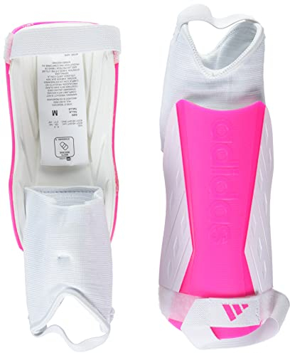 adidas Unisex-Kinder Tiro Soft Ground Match Schienbeinschoner, Wei /Team Shock Pink/Wei , Gr e S