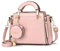 NICOLE & DORIS Frauen Umhängetasche Klein Tasche Mode Handtaschen Damen Kuriertaschen Handytasche Mädchen Crossbody Schultertaschen mit Geldbörse Rosa