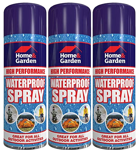 YORKSHIRE Homeware Water Proof Spray Against Moisture and Dirt, Waterproof Spray for Tents, Camping, Fishing, Hiking Clothe, Shoes & Boots Fabric Protector All Outdoor Activities 300ml (3 Cans)