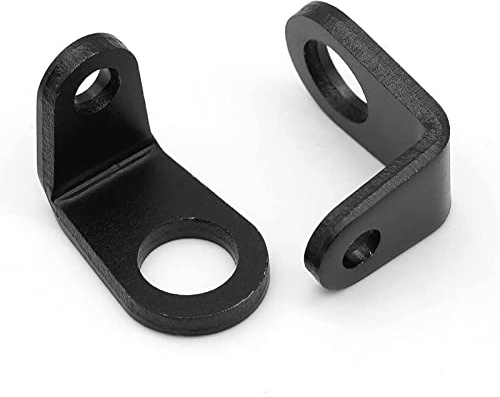 5mm to 10mm hole L Shape Motorbike Turn Signal lights Mounting Brackets Relocation holder Motorcycle Turn Signals Brackets Universal compatible with Harley bmw honda motorcycle