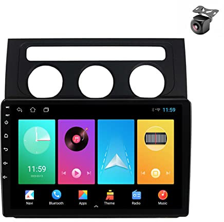 Android 12 Autoradio per Volkswagen Touran 1 2003 2004 2005-2010 2 DIN Stereo Car Tablet Pollici Schermo MP5 Lettore Multimediale Receiver GPS Radio con Car-play Android auto (M100S 4core 1+16G,A)