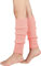 Durio Stulpen Damen Extra Warm Beinwärmer Winter Strick Häkelarbeit Legwarmers Verdicken Stricken Beinstulpen Damen Neon aerobic outfit 80er Ballett Yoga Stulpen Shrimp Rosa Einheitsgröße