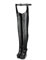 WOkismD Stivali alti da donna con plateau e coscia Stivali con punta tonda a spillo Tacchi alti sopra il ginocchio Stivali lunghi elasticizzati Stivali con cintura alla moda Scarpe eleganti,Nero,47