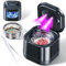 Ultrasonic Retainer Cleaner Machine - Ultrasonic U-V Cleaner for Dentures ligner, Mouth Guards, Braces, Toothbrush Heads, 45kHz Ultrasonic Retainer Cleaner for All Dental Appliances, Jewelry - Black